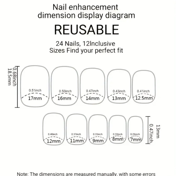 11) NWT Press-On Nails - Picture 4 of 4
